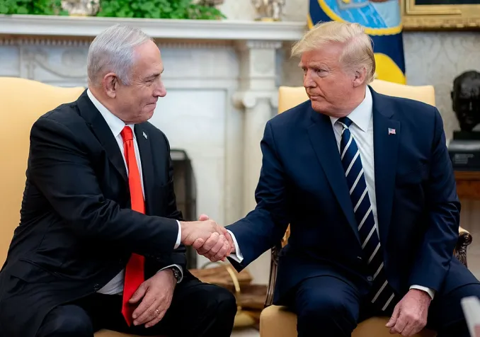 Netanyahu et Trump en 2020 ©The White House, Washington DC, Domaine public, Wikimedia Commons
