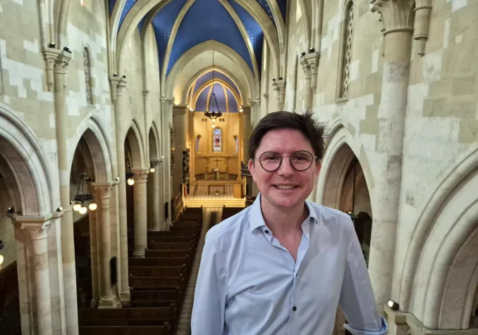 Grégoire Oguey, directeur des archives de la ville de Neuchâtel copyright Matthias Wirz, RTSreligion
