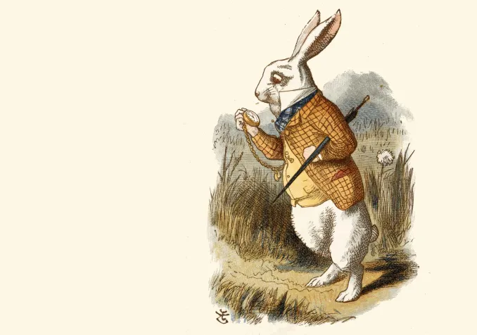 Extrait de «The Nursery "Alice"», réécriture pour enfant d’«Alice au Pays des Merveilles», illustrée par John Tenniel (1820 - 1914), Macmillan & Co., 1890, via Wikimédias
