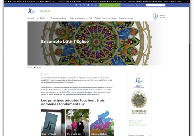 Une nouvelle page internet pour Eglise29. © OIC – EERV