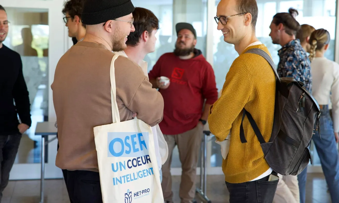Dans les locaux de la HET-PRO, à l'occasion de la rentrée de septembre 2024. DR