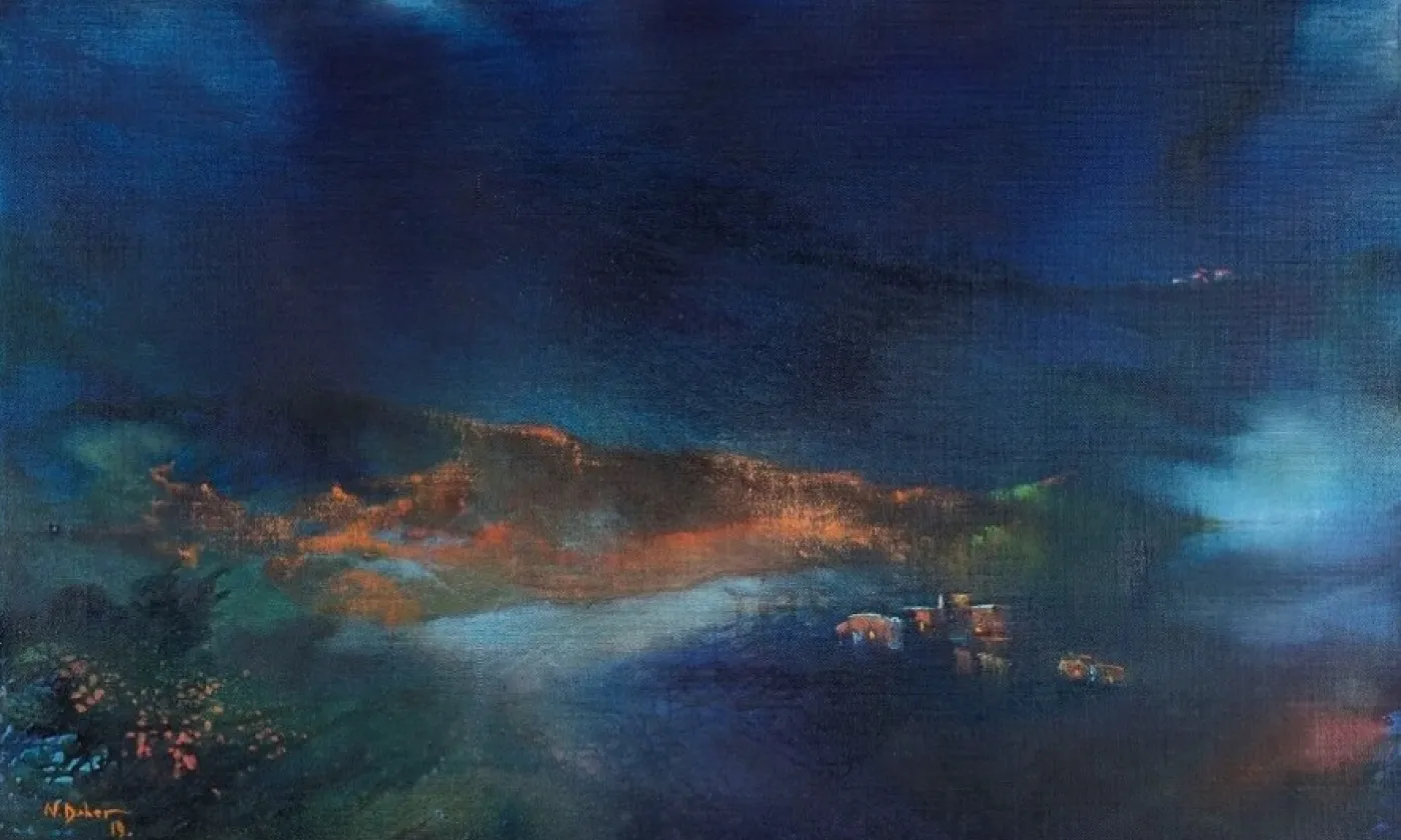 Nizar Daher peint la vallée de la Bekaa et ses clairs-obscurs