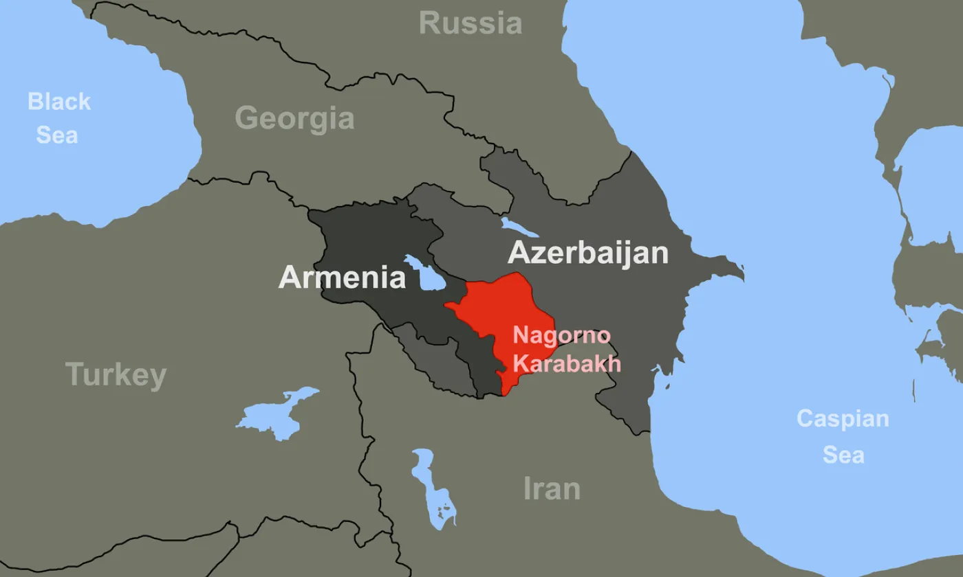 Situation géographique du Haut-Karabakh IStock