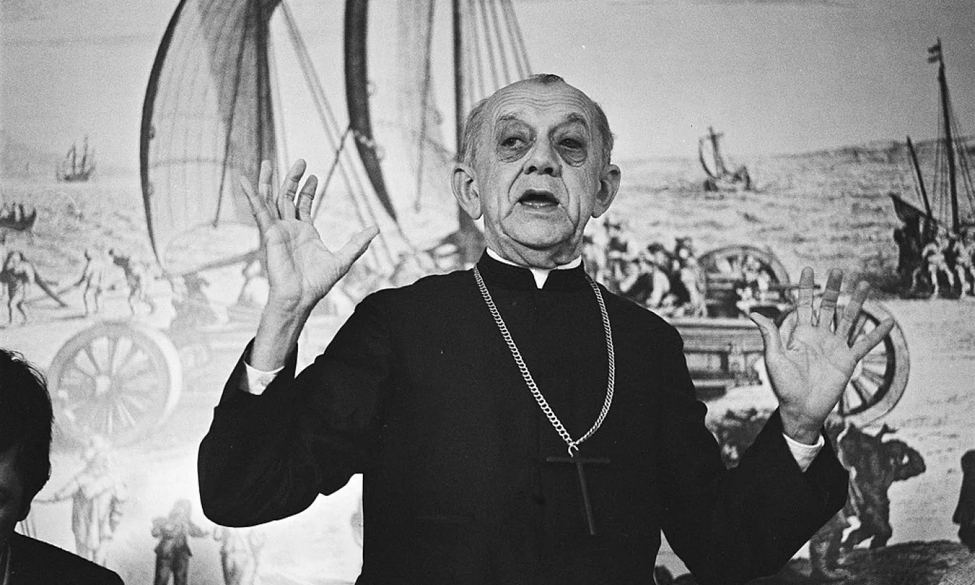 L’évêque Helder Camara, figure brésilienne de la théologie de la libération, a lutté contre la pauvreté dans son diocèse du Nordeste. ©DR