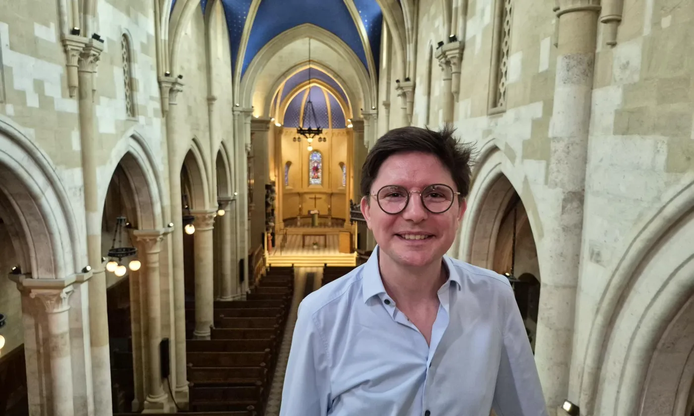 Grégoire Oguey, directeur des archives de la ville de Neuchâtel copyright Matthias Wirz, RTSreligion