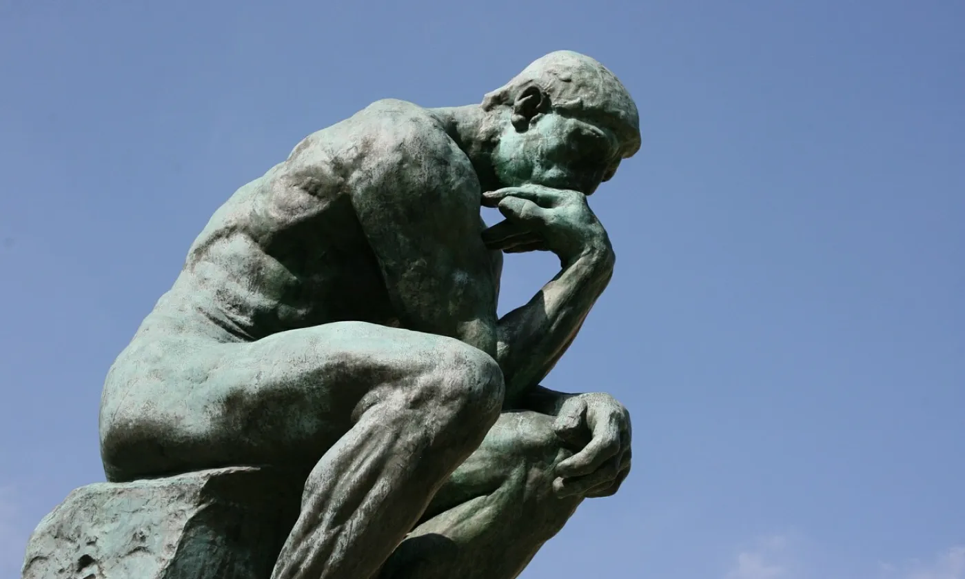 "Le Penseur" de Rodin ©Pixabay